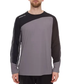 Jogginghosen & Fitnessmode|Pullover & Sweater*masita Herren Fitness-Pullover mit ClimaTech+ Technologie Langarm-Shirt Sport-Trikot Torwarttrikot 8516 Neon-Orange/Neon-Grün/Blau oder Grau