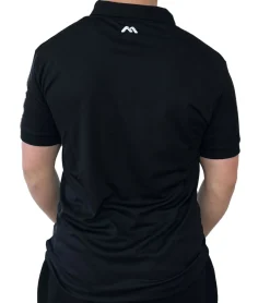 Jogginghosen & Fitnessmode|T-Shirts & Tank Tops*masita Herren Fitness-T-Shirt mit ClimaTech+ Technologie und Reißverschluss Brusttasche Kurzarm-Shirt Polo-Shirt Sport-T-Shirt 2014 1500 Schwarz