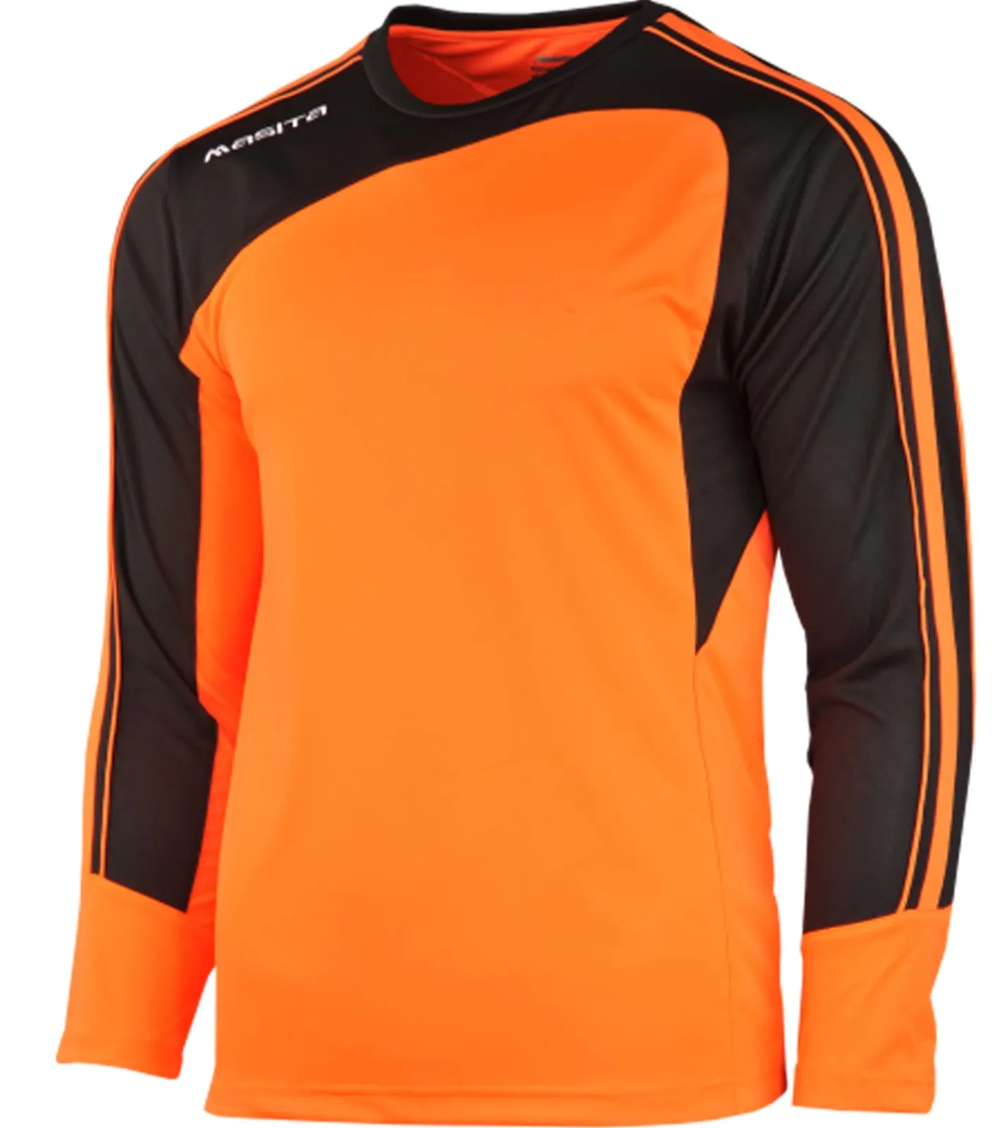 Pullover & Sweater|Jogginghosen & Fitnessmode*masita Kinder Fitness-Pullover mit ClimaTech+ Technologie Langarm-Shirt für Jungen und Mädchen Sport-Trikot Torwarttrikot 8516 Grau, Neon-Orange, Blau oder Neon-Grün