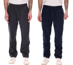 Jogginghosen & Fitnessmode*MAUI SPORTS Herren Fleece-Hose Freizeit-Jogger Homewear Oeko-Tex 100 zertifiziert 9087474 Blau oder Grau