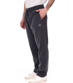 Jogginghosen & Fitnessmode*MAUI SPORTS Herren Fleece-Hose Freizeit-Jogger Homewear Oeko-Tex 100 zertifiziert 9087474 Grau