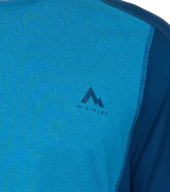 T-Shirts & Tank Tops|Sportoberbekleidung*McKINLEY Haloy M Herren Trainings-Shirt aus Dry Plus-Material Sport-Shirt Fitness-Shirt 421810 900 911 Blau/Petrol