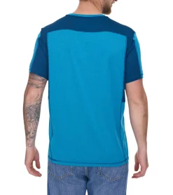 T-Shirts & Tank Tops|Sportoberbekleidung*McKINLEY Haloy M Herren Trainings-Shirt aus Dry Plus-Material Sport-Shirt Fitness-Shirt 421810 900 911 Blau/Petrol