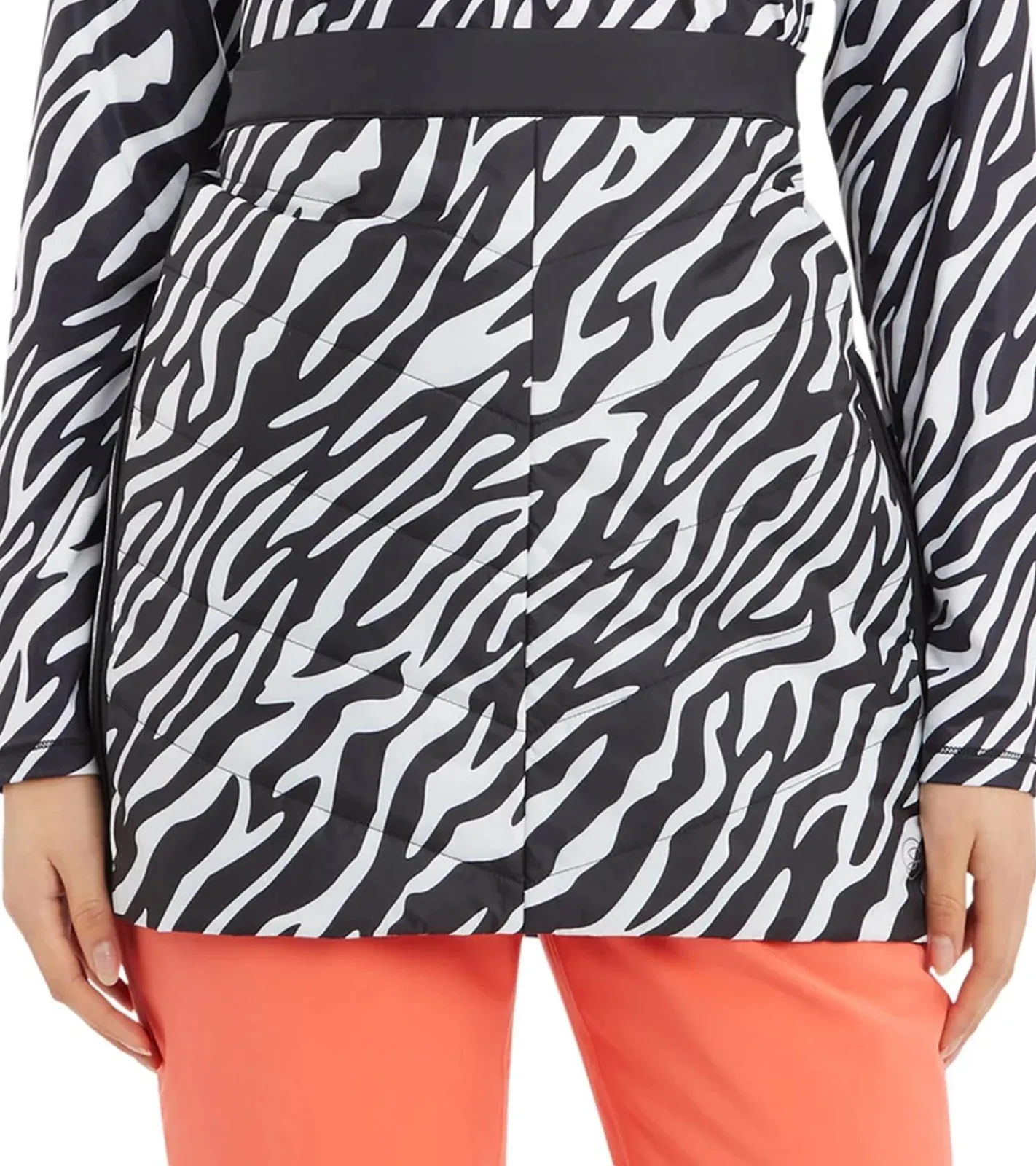 Wintersport|Röcke*McKINLEY Isabel W Damen Ski-Rock schützender Rock mit AQUABASE Beschichtung im Zebra-Look 420206 915 Schwarz/Weiß