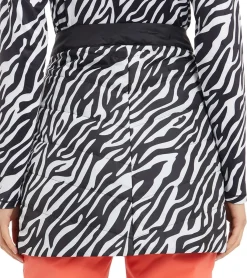 Wintersport|Röcke*McKINLEY Isabel W Damen Ski-Rock schützender Rock mit AQUABASE Beschichtung im Zebra-Look 420206 915 Schwarz/Weiß