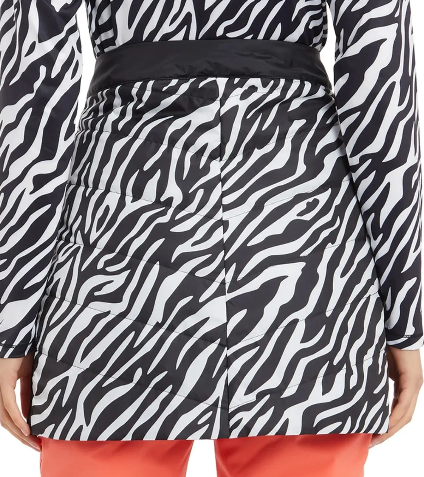 Wintersport|Röcke*McKINLEY Isabel W Damen Ski-Rock schützender Rock mit AQUABASE Beschichtung im Zebra-Look 420206 915 Schwarz/Weiß
