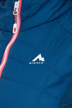 Mäntel & Jacken*McKINLEY Sansa HYB VST W Damen Weste leicht wasserabweisende Stepp-Weste mit PRIMALOFT-Wattierung 419862 510 Blau