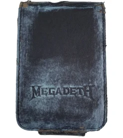 Rucksäcke & Taschen*BioworldMerch MEGADETH MP3-Player-Hülle Metal-Band Schutz-Case im Damaged-Look Musik-Player iPod-Player 11x7x1,5 cm Schwarz/Blau