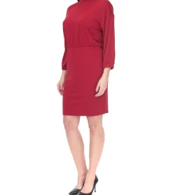 Kleider*melrose Mini-Kleid Damen Sommerkleid Milanokleid 3/4 Arm 13368060 Rot
