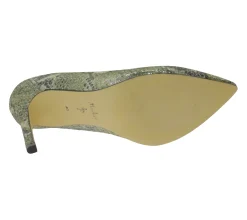 Halbschuhe & Pumps*MENBUR Damen High Heels Abend-Sandaletten mit Stiletto-Absatz glitzernde Ausgeh-Schuhe 07061 0000 Gold/Schwarz