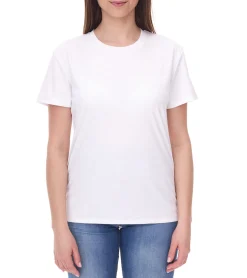 Tops & T-Shirts*Mercedes-Benz AMG Petronas F1 Stealth Logo Damen T-Shirt mit Team- und Sponsoren-Logos Motorsport-Shirt 701225461 002 Weiß