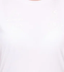 Tops & T-Shirts*Mercedes-Benz AMG Petronas F1 Stealth Logo Damen T-Shirt mit Team- und Sponsoren-Logos Motorsport-Shirt 701225461 002 Weiß