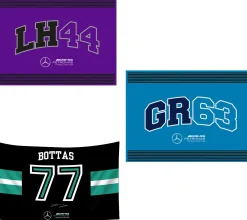 Radsport*Mercedes-Benz AMG PETRONAS Flagge 90x120cm Fan-Artikel Formel-1 Fahne Violett, Schwarz oder Blau