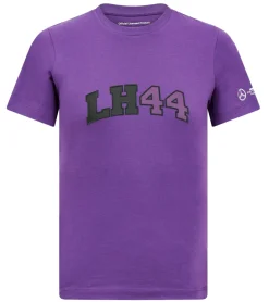 T-Shirts & Tank Tops*Mercedes-Benz AMG Petronas F1 Lewis-Hamilton-LH44 nachhaltiges Mädchen und Jungen T-Shirt Formel 1 701222307 001 Lila