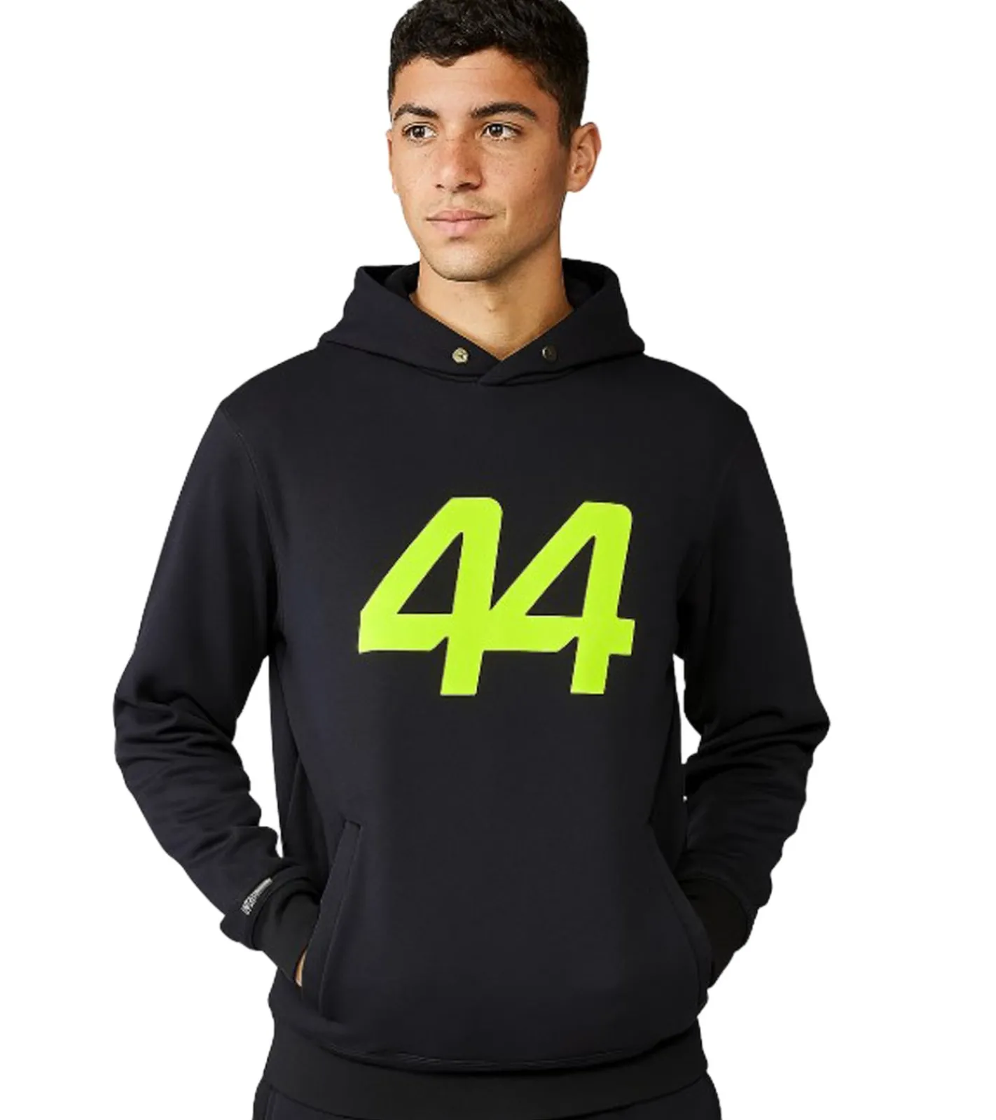 Pullover & Sweater*Mercedes-Benz AMG Petronas F1 Hoodie Lewis Hamilton Herren Kapuzen-Sweatshirt Formel 1 701227116 001 Schwarz/Neongelb