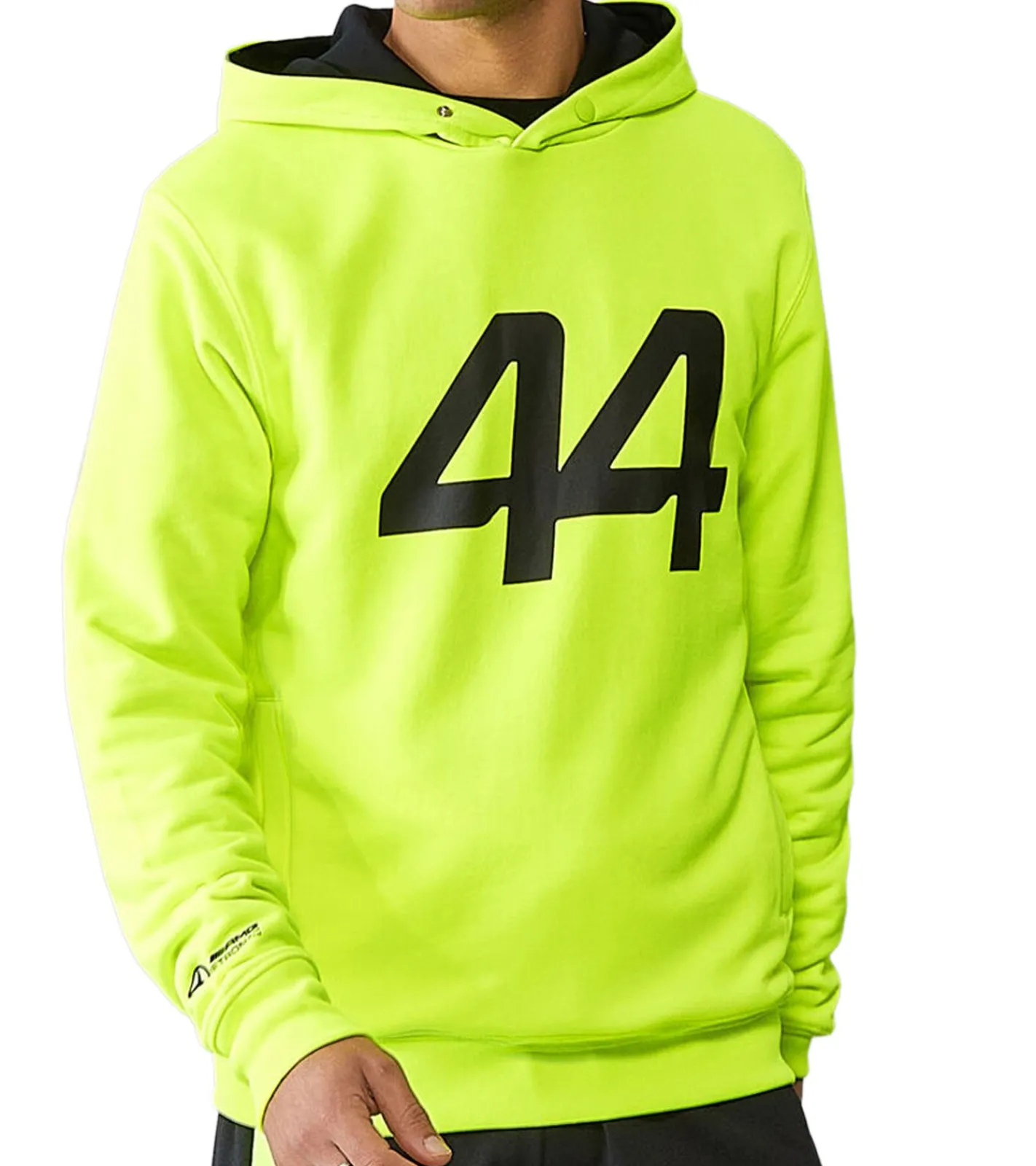 Pullover & Sweater*Mercedes-Benz AMG Petronas F1 Hoodie Lewis Hamilton Herren Kapuzen-Sweatshirt Formel 1 701227116 002 Neongelb/ Schwarz