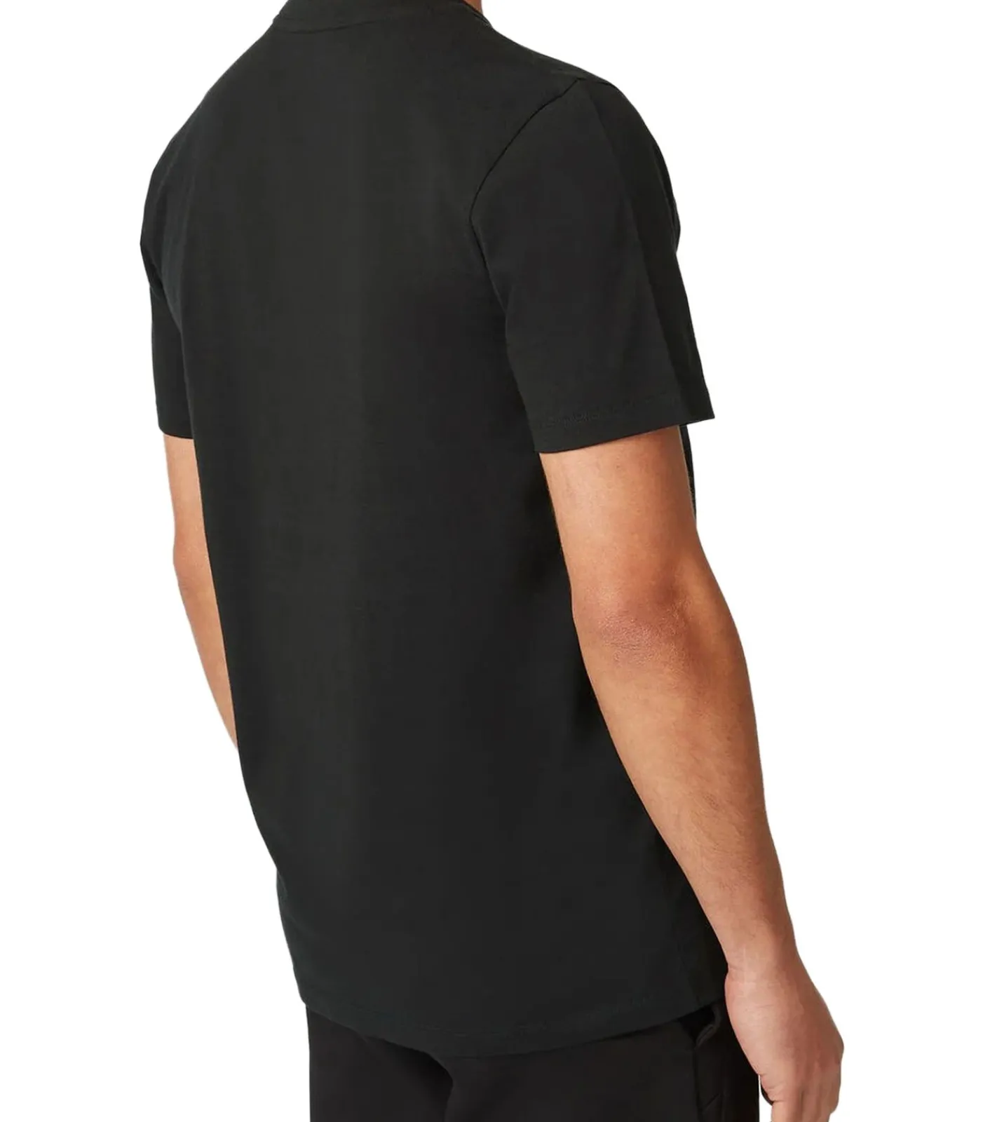 T-Shirts & Tank Tops*Mercedes-Benz AMG Petronas F1 Stealth Logo Herren T-Shirt mit großem Frontprint Baumwoll-Shirt 701219494 001 Schwarz