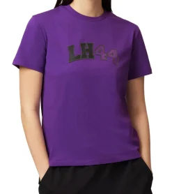 Tops & T-Shirts*Mercedes-Benz AMG Petronas F1 Logo Damen T-Shirt mit "LH 44" Schriftzug Baumwoll-Shirt 701222305 001 Violett