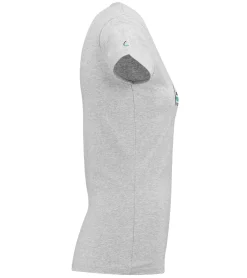 Tops & T-Shirts*Mercedes-Benz AMG Petronas F1 Logo Tee Damen T-Shirt mit großem AMG Petronas Logo-Print Baumwoll-Shirt 141181022 150 Grau