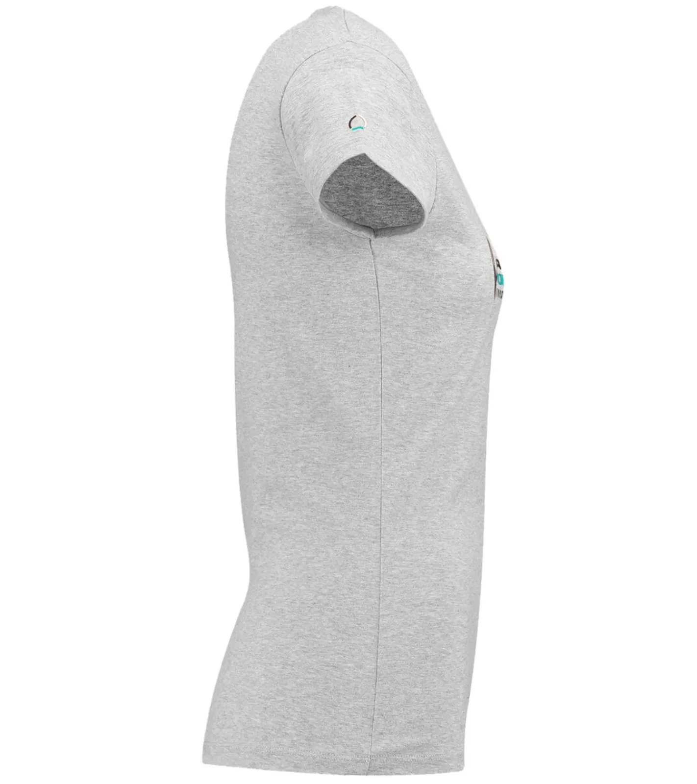 Tops & T-Shirts*Mercedes-Benz AMG Petronas F1 Logo Tee Damen T-Shirt mit großem AMG Petronas Logo-Print Baumwoll-Shirt 141181022 150 Grau