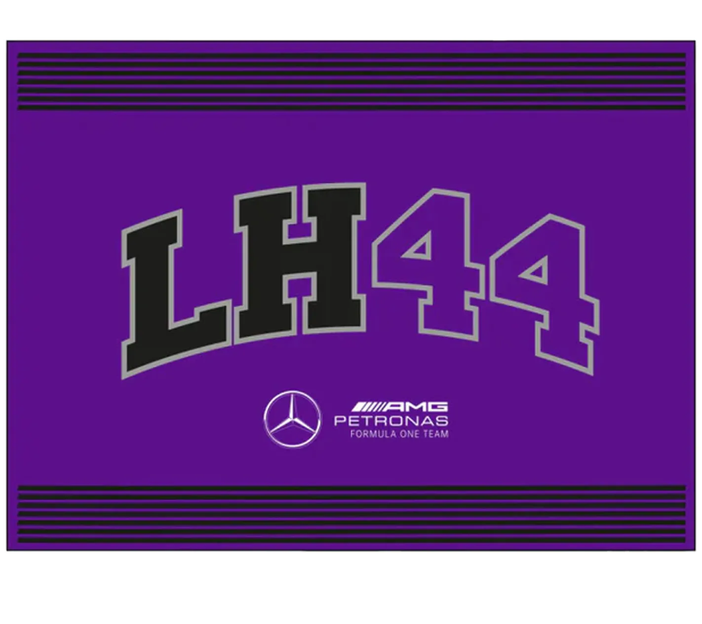 Radsport*Mercedes-Benz AMG PETRONAS Flagge Lewis Hamilton 90x120cm Fan-Artikel Formel-1 Fahne 701222354 001 Violett