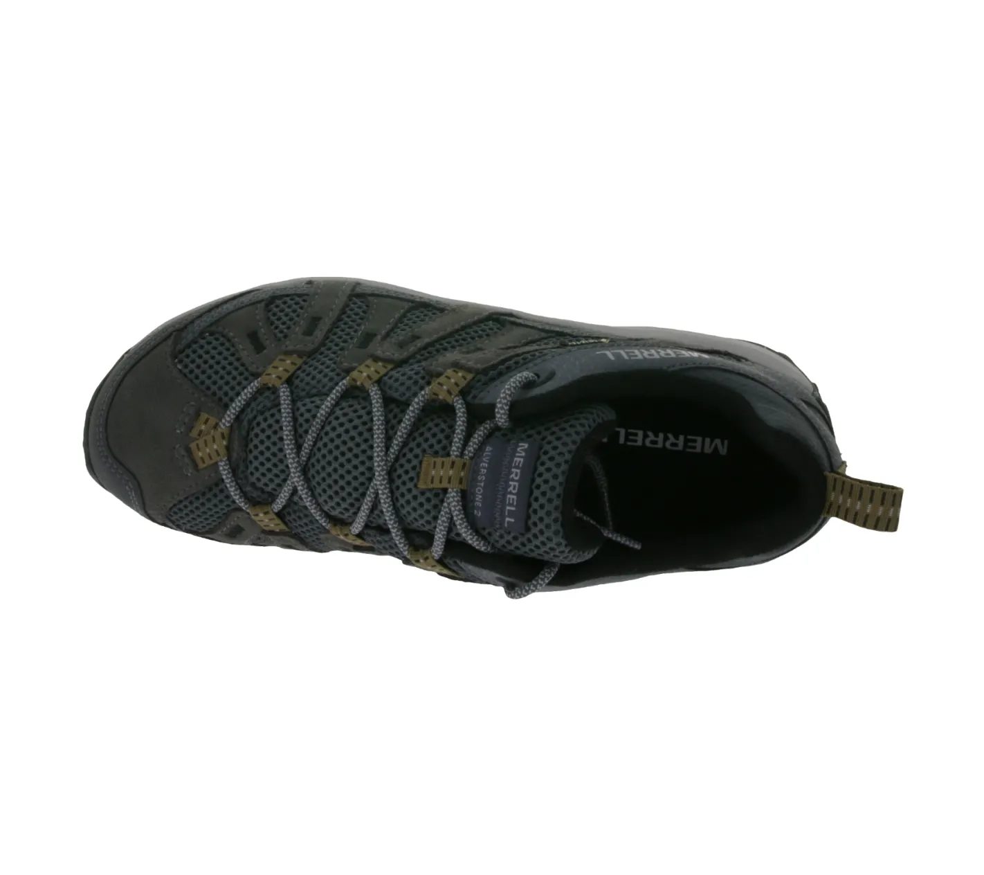 Laufschuhe & Joggingschuhe|Schnürschuhe & Halbschuhe*MERRELL Alverstone 2 Gore-Tex Herren Wanderschuhe wasserdichte GTX Outdoor-Schuhe mit Wechselfußbett Grau, Hellbraun oder Schwarz Grau/Braun