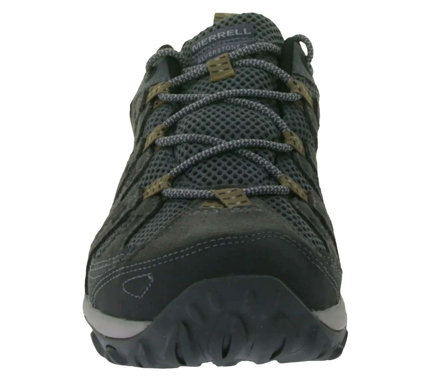 Laufschuhe & Joggingschuhe|Schnürschuhe & Halbschuhe*MERRELL Alverstone 2 Gore-Tex Herren Wanderschuhe wasserdichte GTX Outdoor-Schuhe mit Wechselfußbett J037167 Grau/Braun