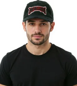 Caps & Mützen*BioworldMerch METALLICA Unisex Cap Baumwoll-Cap im Used Look mit gesticktem Logo Kopfbedeckung TC125114MET Schwarz
