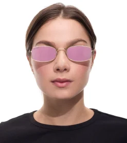 Sonnenbrillen*MILLNER Damen Sonnenbrille 100% UV 400 Schutz Filterkategorie 3 Urlaubs-Brille Hilton oder Gatwick in Pink, Grün oder Gelb
