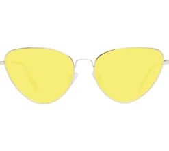 Sonnenbrillen*MILLNER Picadilly Damen Sonnenbrille Polarisiert 100% UV 400 Schutz Filterkategorie 3 Urlaubs-Brille in Schmetterling-Form 0020604 Gold/Gelb