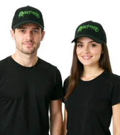 Caps & Mützen*BioworldMerch Ministry Unisex Industrial-Metal-Band Trucker-Cap stylische Baseball-Cap Fan-Artikel TC101752MIN Schwarz