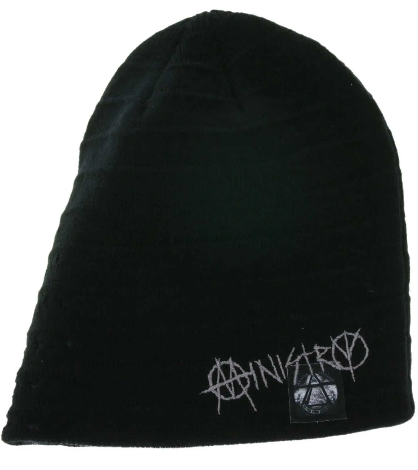 Caps & Mützen*BioworldMerch Ministry Unisex Metal-Band Beanie Baumwoll-Mütze im klassischen Schnitt KC101763MIN Schwarz