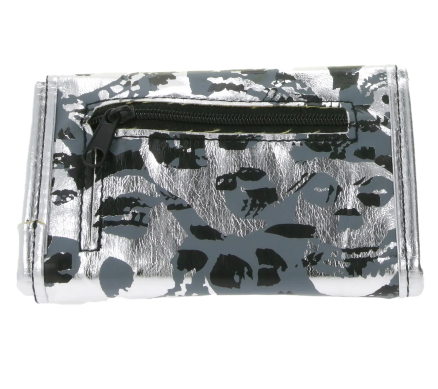 Portemonnaies & Geldbörsen*BioworldMerch MISFITS Band-Brieftasche im auffälligem Look mit Logo-Schriftzug GW108457MIS Silber