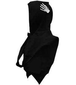 Rucksäcke & Taschen*BioworldMerch Misfits Punk-Band Damen Tasche mit angenähter Kapuze Baumwoll-Tasche Handtasche LB103081MIS0 Schwarz/Weiß