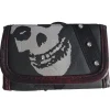 Portemonnaies & Geldbörsen*BioworldMerch Misfits Stilvolle Band-Brieftasche mit Totenkopf-Motiv Portemonnaie GW108443MIS Schwarz/Weiß