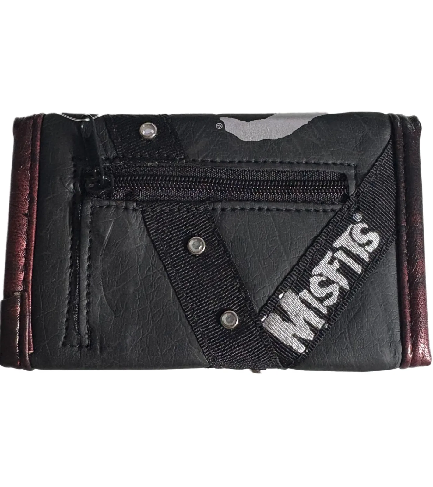 Portemonnaies & Geldbörsen*BioworldMerch Misfits Stilvolle Band-Brieftasche mit Totenkopf-Motiv Portemonnaie GW108443MIS Schwarz/Weiß