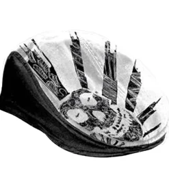 Caps & Mützen*BioworldMerch Misfits Unisex Punkband Schiebermütze stylische Alltags-Mütze mit Totenkopf-Motiv Fan-Artikel Schwarz/Weiß