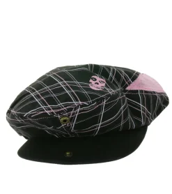 Caps & Mützen*BioworldMerch Misfits Unisex Punkband Schiebermütze aus Baumwolle Alltags-Mütze Fan-Artikel 8421MIS Schwarz/Rosa