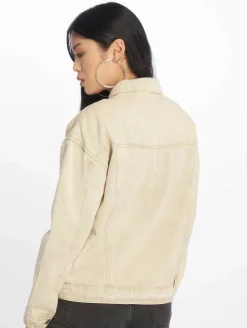 Mäntel & Jacken*Missguided Übergroße Jeansjacke in Sand