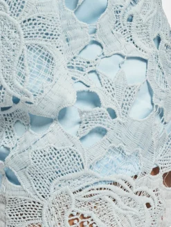 Shorts & Bermudas*Missguided Kombiteil Kurze Shorts aus Häkelspitze in Blau