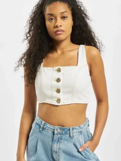 Tops & T-Shirts*Missguided Kombiteil mit Kontrastnähten in Weiß