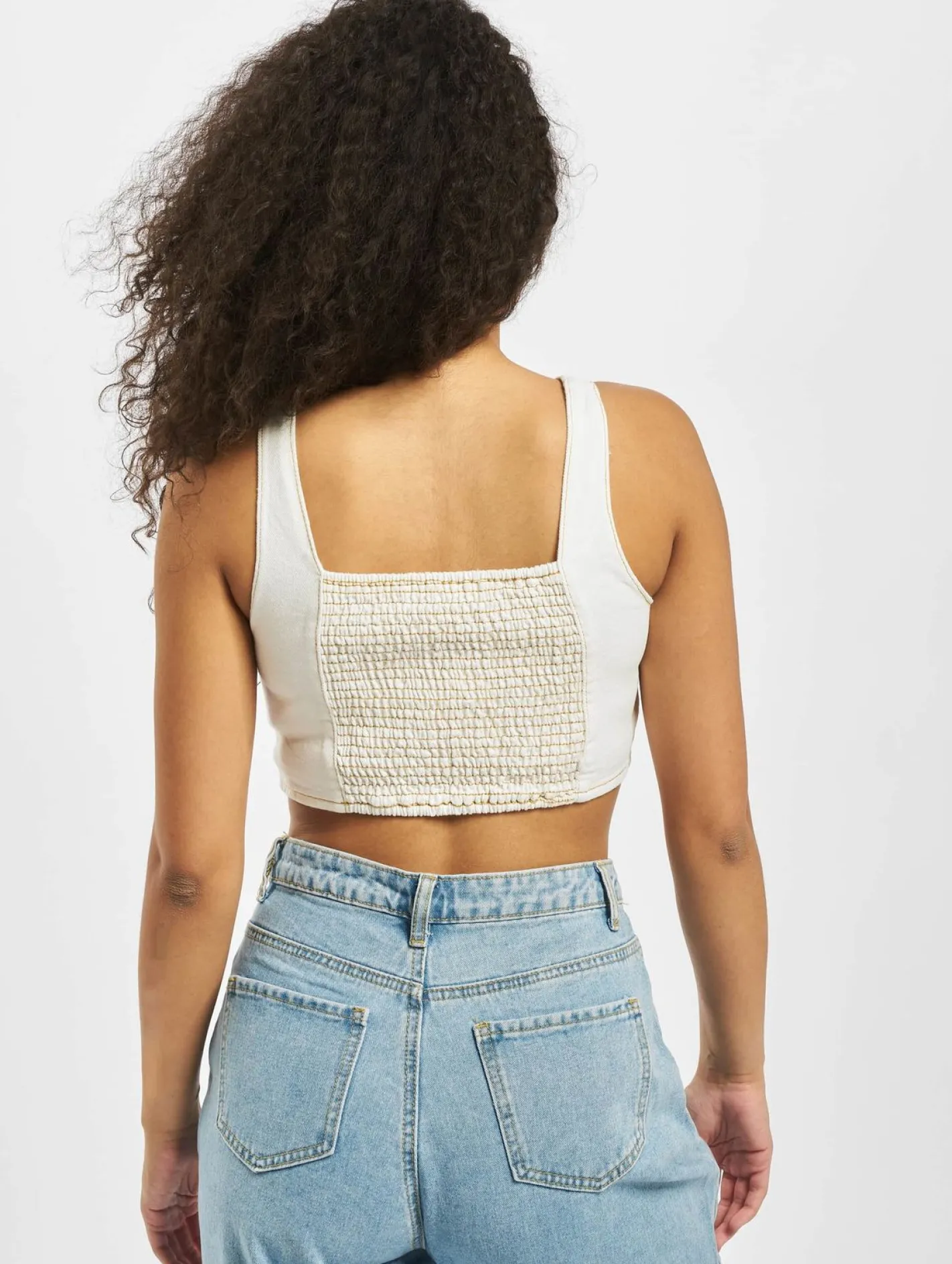 Tops & T-Shirts*Missguided Kombiteil mit Kontrastnähten in Weiß