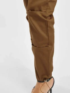 Hosen & Jeans*Missguided Oversized Twill Paperbag Cargo Cargo braun