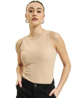 Unterwäsche|Socken & Unterwäsche*Missguided Petite Gerippter Racerback-Body in Beige
