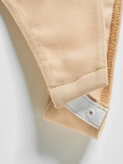 Unterwäsche|Socken & Unterwäsche*Missguided Petite Gerippter Racerback-Body in Beige