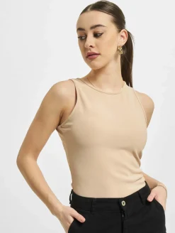 Unterwäsche|Socken & Unterwäsche*Missguided Petite Gerippter Racerback-Body in Beige