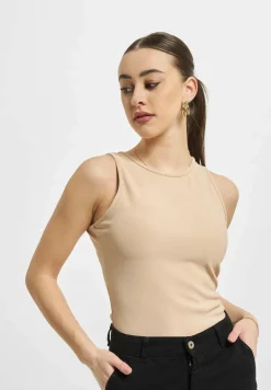 Unterwäsche|Socken & Unterwäsche*Missguided Petite Gerippter Racerback-Body in Beige