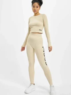 Sweater & Pullover|Pullover & Sweater*Missguided Seamless Rib Longsleeve beige