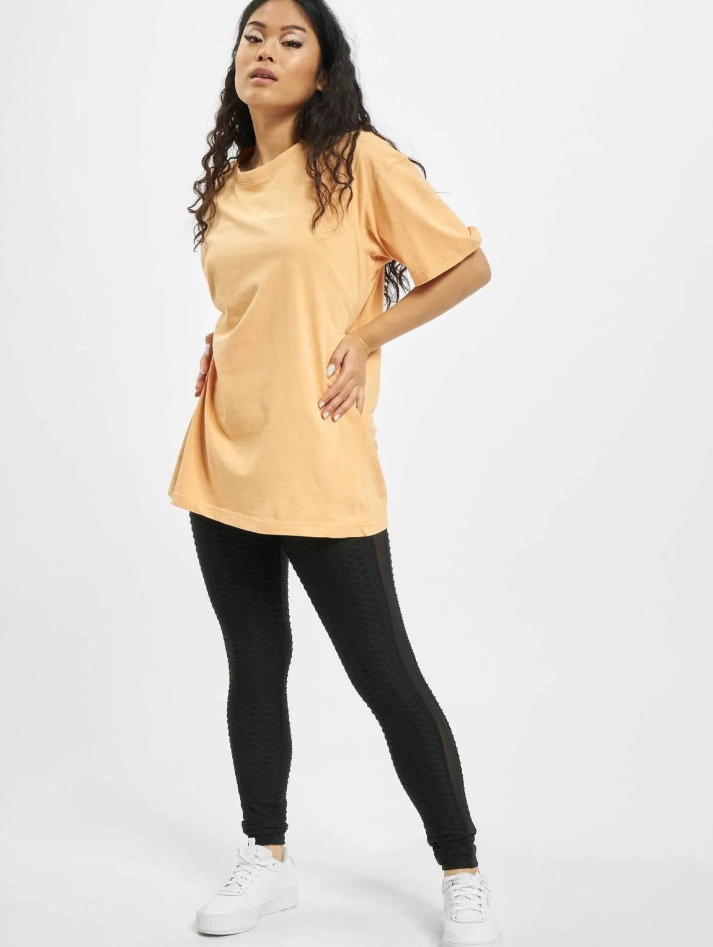 Tops & T-Shirts*Missguided Verwaschenes Oversize-T-Shirt in Orange