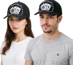 Caps & Mützen*BioworldMerch Motorhead Cap stylische Baseball-Cap Baumwoll-Cap Fan-Artikel TC110387MTR Schwarz/Weiß